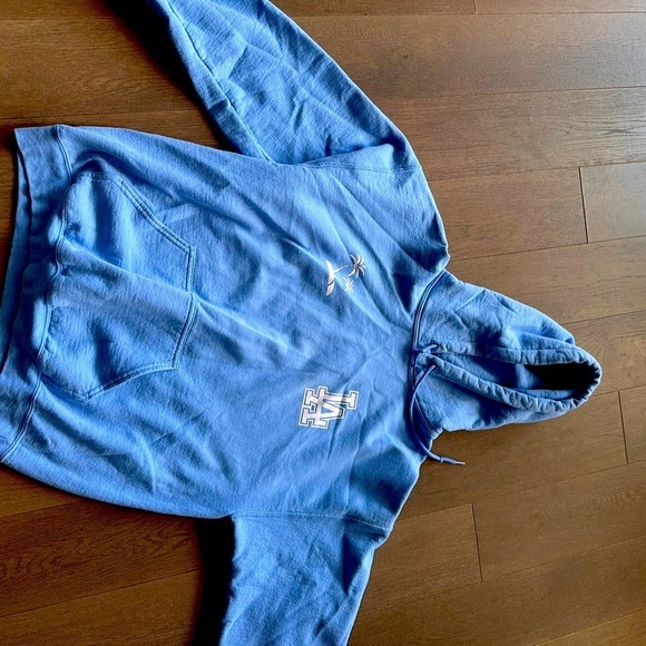 Gildan Tops - Custom Gildan MLB LA Los Angeles dodgers hoodie in baby blue​​​​